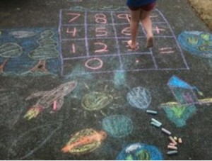 Kinesthetic Activities can also be improvised for maths, science and almost all subjects. Photo taken from www.brainydaughter.com.